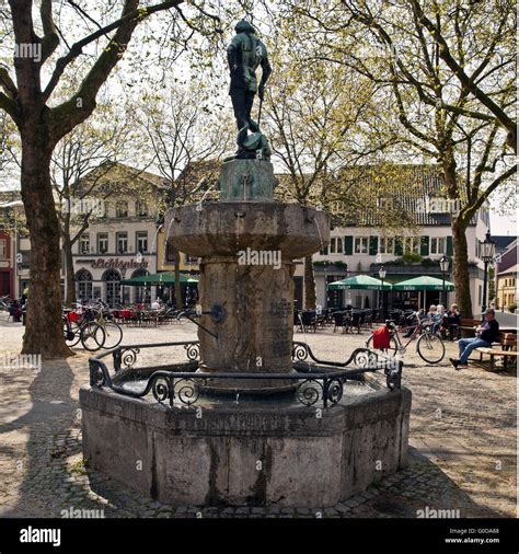 Fountain on the butter market, Kempen, Germany Stock Photo - Alamy