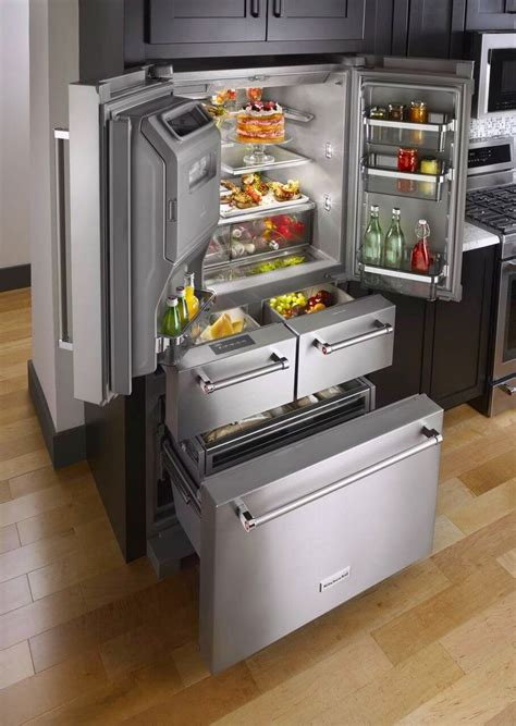 Informative Kitchen Appliance Reports: 2015 KitchenAid 5 Door Fridge | Outdoor kitchen ...