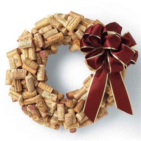 Diy Wine Cork Wreath (Video Tutorial) • Recyclart