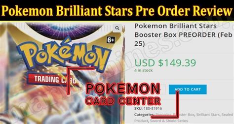 Pokemon Brilliant Stars Pre Order Review {Nov} Read!