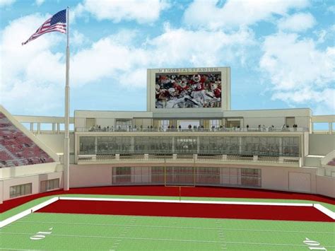 IU football stadium south end zone renderings