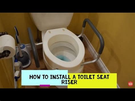 How To Install a Toilet Seat Riser - YouTube