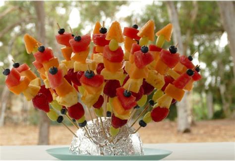 yummy fruit skewers - Real Recipes from Mums