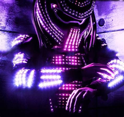 Light-Up LED Predator Costume - Controllable Via Wi-Fi