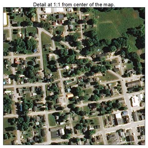 Aerial Photography Map of Gosport, IN Indiana