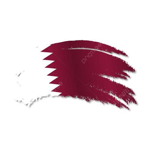 Qatar Flag Vector Illustration, Qatar, Flag, Qatar Flag PNG and Vector with Transparent ...