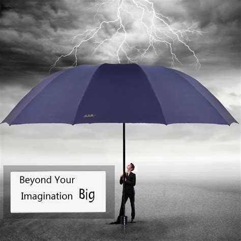 152cm Big Umbrella Famous Brands Windproof Male Women Resistant Waterproof 3 Floding Umbrella ...