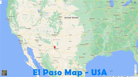 El Paso, Texas Map