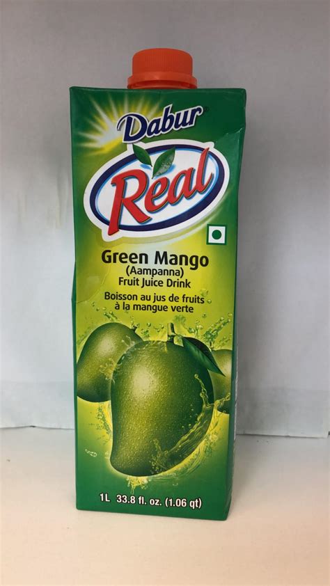 Buy Dabur Real Green Mango Fruit Juice Drink 33.8 Floz | Kamdar Plaza ...