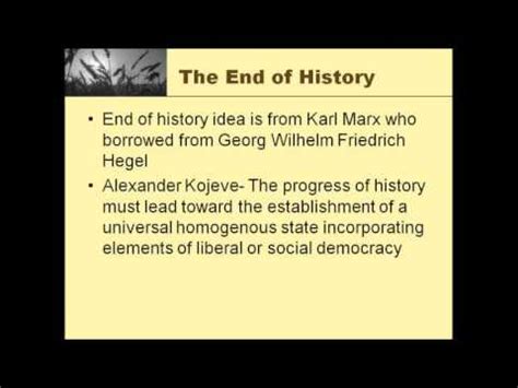 The End of History and the Last Man Summary - YouTube