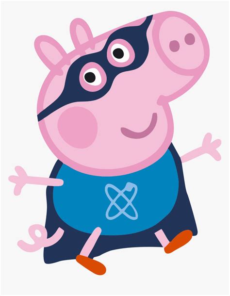 Peppa Pig Super George, HD Png Download , Transparent Png Image - PNGitem