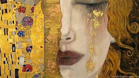 🔥 Free Download Wallpaper Gustav Klimt The Kiss Desktop Background by ...