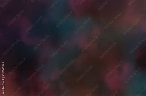 Colorful space nebula. Illustration, for use with projects on science ...