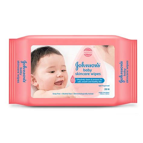 Buy Johnson's Baby Skin Care Wipes 20's Online at Discounted Price | Netmeds