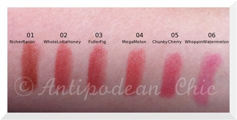 antipodean chic: Clinique Chubby Sticks: Swatches!