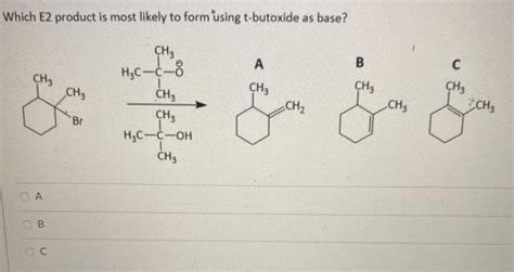 Solved Which regioisomer is the most stable product? A B C | Chegg.com