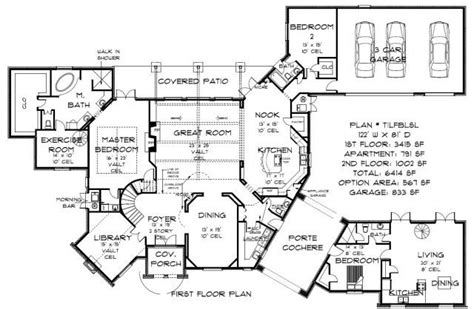 Plan # TILFBLSL - 5000 and Above SQ FT Plans - Oklahoma Custom Home Design | *** House Plans ...