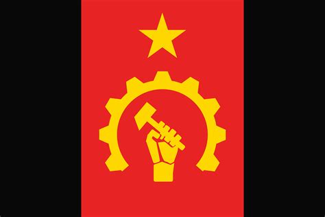 I made a socialist flag combining symbols generally thought of as ...