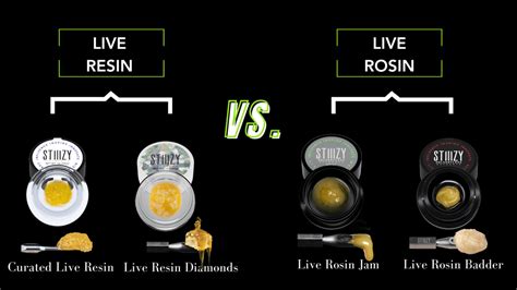 Pros and Cons of Live Resin vs. Rosin | STIIIZY