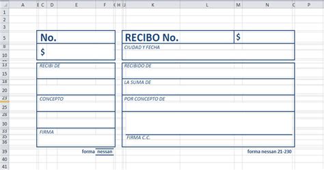 Formato Excel Recibo De Pago - Image to u