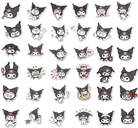 Kuromi Stickers | Etsy