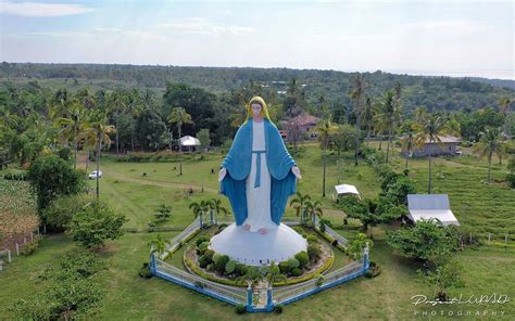 Immaculate Conception Statue in Laguindingan Aerial View on Mary's Birthday