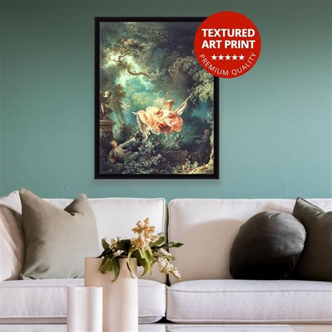 Fragonard the Swing Museum Quality 3D Oil Canvas Print of - Etsy