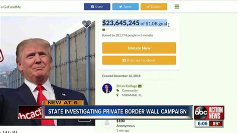 State investigating viral border wall campaign