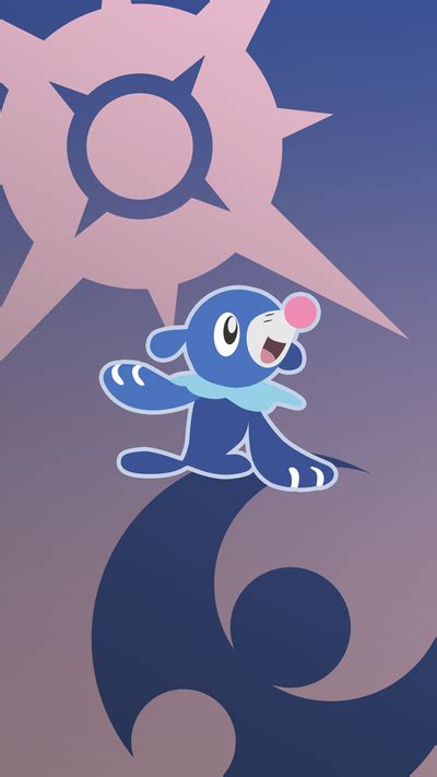 Pokemon Sun/Moon Phone Wallpaper - Popplio by the-stars-were on DeviantArt