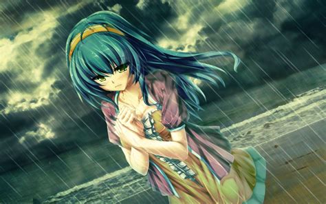 Sad Anime Girl Wallpapers - Top Free Sad Anime Girl Backgrounds - WallpaperAccess