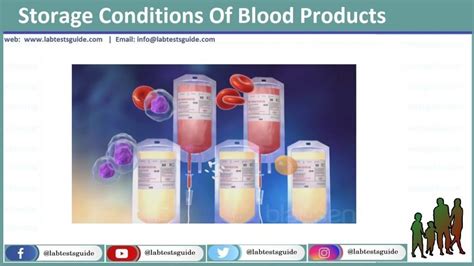 Storage Conditions Of Blood Products | Lab Tests Guide