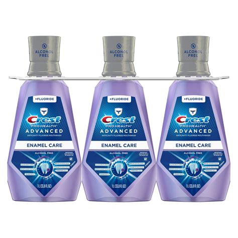 Product Of Crest Pro Health Advanced Clean Mint Mouthwash With Extra Deep Clean 3 pk. 1L ...