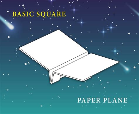 Paper Plane / Basic Square / Origami - Etsy