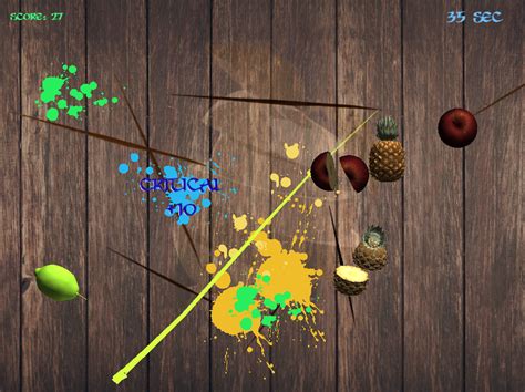 Fruit Slice Game (Designed and Developed by Clayton Agius) Play it online for free www.games ...