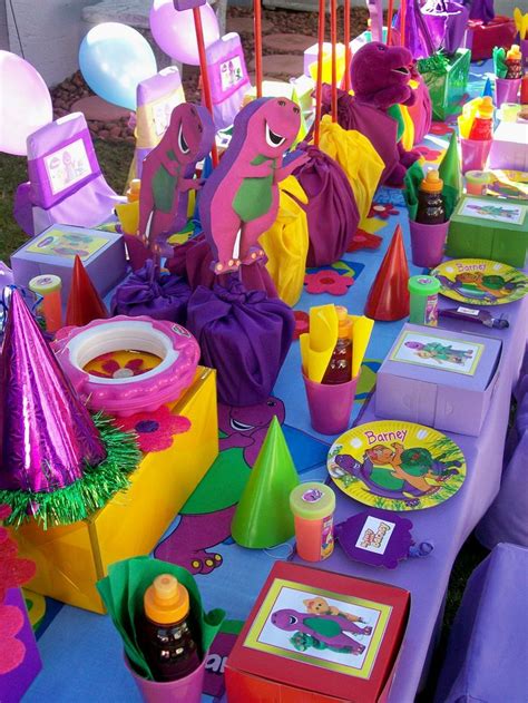 78 best Barney Party images on Pinterest | Barney party, Birthday party ideas and Barney ...