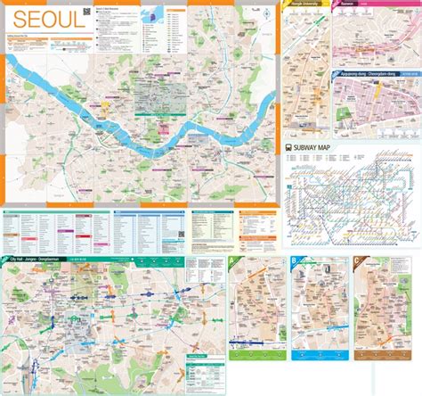 Tourist Map Of Seoul