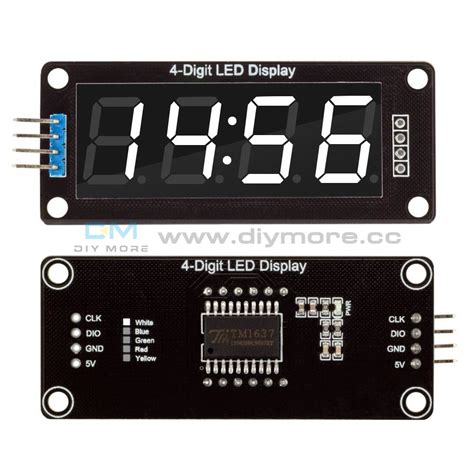 TM1637 0.56" LED Display 7-Segment 4-Digit Clock Module Digital Tube ...