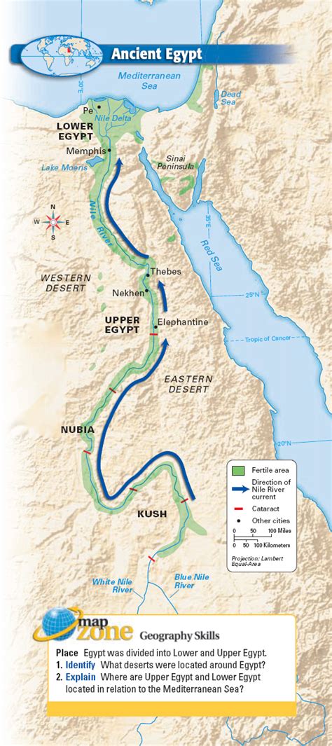 Ancient Egypt Nile Map | Images and Photos finder