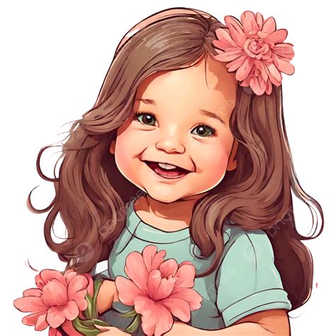Sweet Baby Girl Among Flowers, Sweet Baby Girl, Baby Girls, Baby PNG Transparent Image and ...