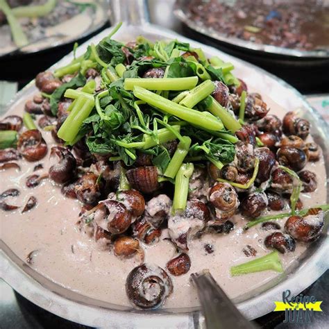 Ginataang Kuhol Recipe (Snails in Coconut Milk) | Recipe | Tropical food recipes, Recipes ...