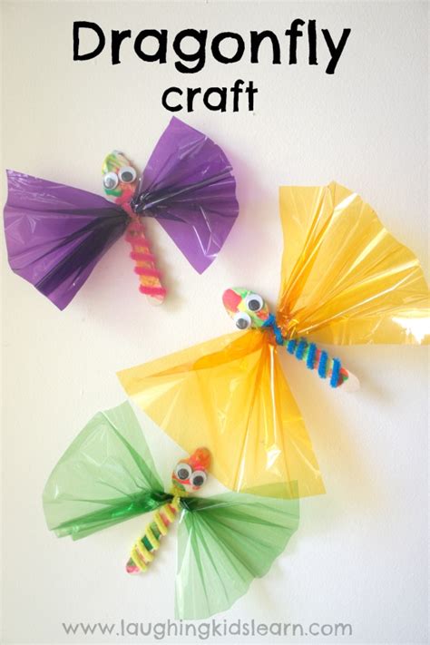 Dragonfly craft for kids - Laughing Kids Learn