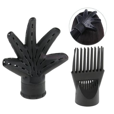 Set of 2pcs Salon Universal Hair Dryer Diffuser Hand Shape Curly Hair Wind Blower Attachment ...