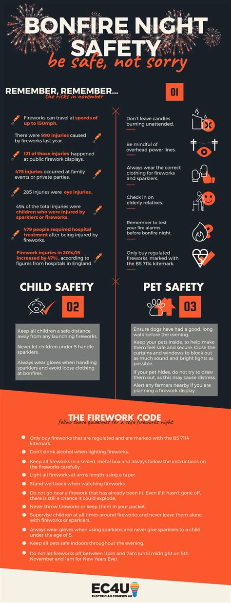 Bonfire Night Safety: Be Safe Not Sorry | Pet & Child Tips, Firework Code