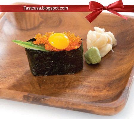 Tobiko with Quail Egg Gunkan Recipe | Quail eggs, Sushi recipes, Sushi plate