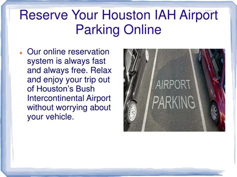 PPT - Airport Parking Houston PowerPoint Presentation, free download ...