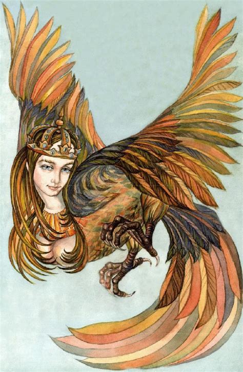 SLAVIC MYTHOLOGY — The Alkonost is, according to Russian mythos and...