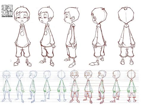 turnaround #cartoon #howtodraw #sketch #スケッチ | Character design animation, Character drawing ...