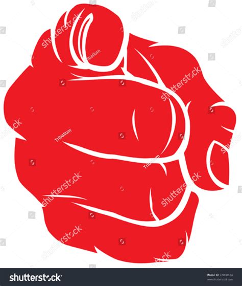 Hand Pointing Stock Vector Illustration 72050614 : Shutterstock