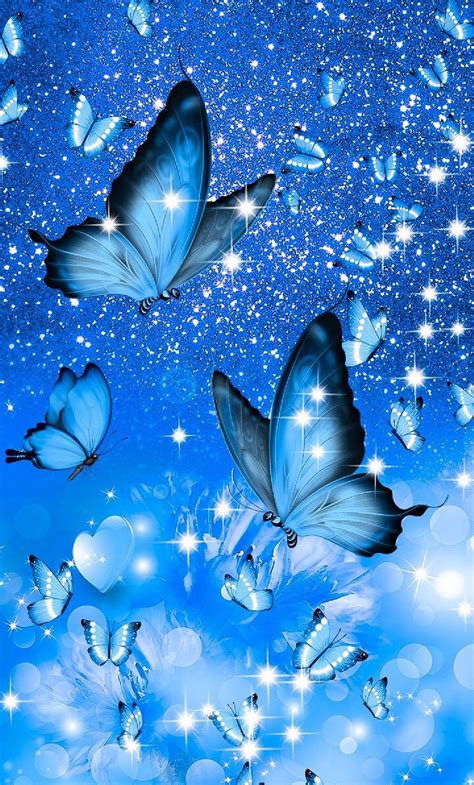 Top more than 61 aesthetic blue butterfly wallpaper best - in.cdgdbentre