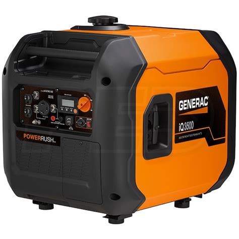 Generac iQ3500 - 3000 Watt Ultra-Quiet Electric Start Portable Inverter ...